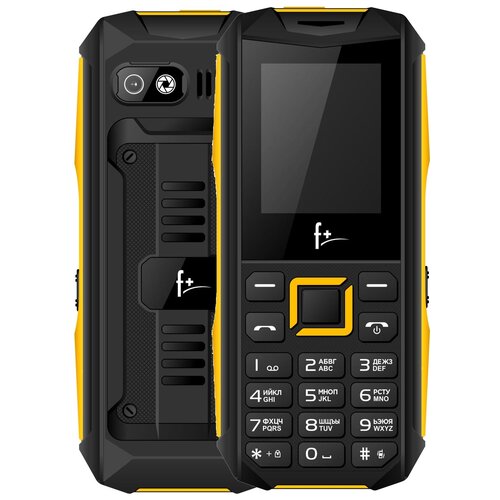 Мобильные телефон F+ PR170 black-yellow