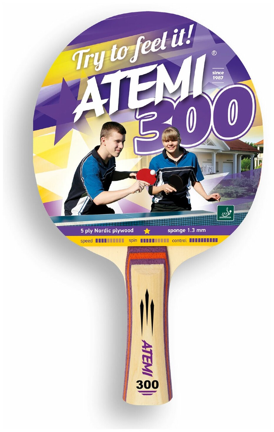 Ракетка для настольного тенниса Atemi 300 Cv
