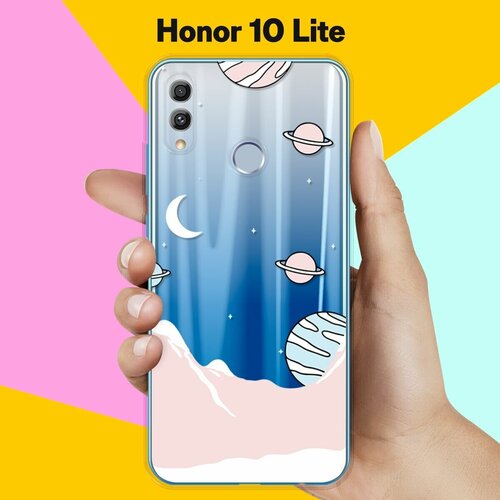 Силиконовый чехол Горы и планеты на Honor 10 Lite