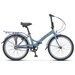 Складной велосипед Stels Pilot 770 V010 (2023) 24 Серо-зеленый