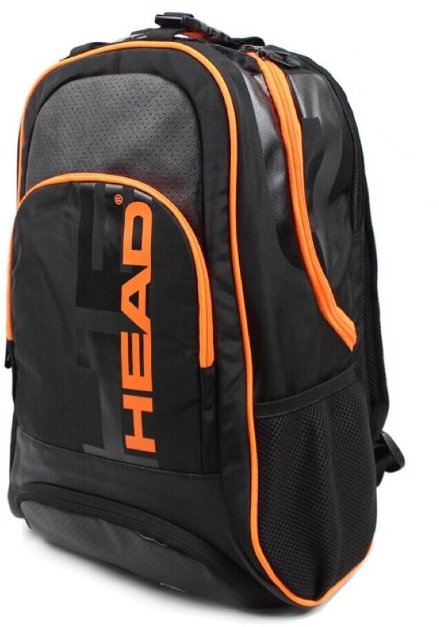 фото Теннисный рюкзак HEAD TEAM 2 BLACK/ORANGE 21530246-9053