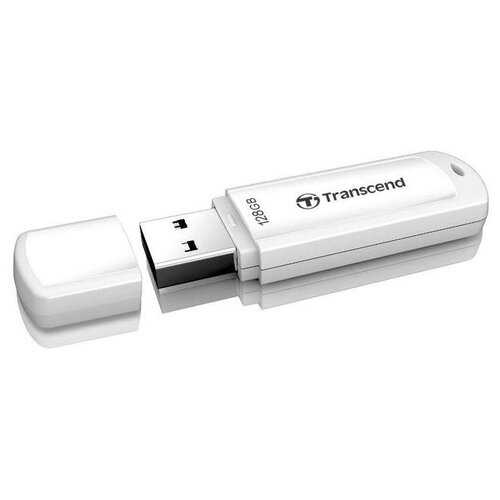 Флеш-память Transcend JetFlash 730, 128Gb, USB 3.1 G1, бел, TS128GJF730