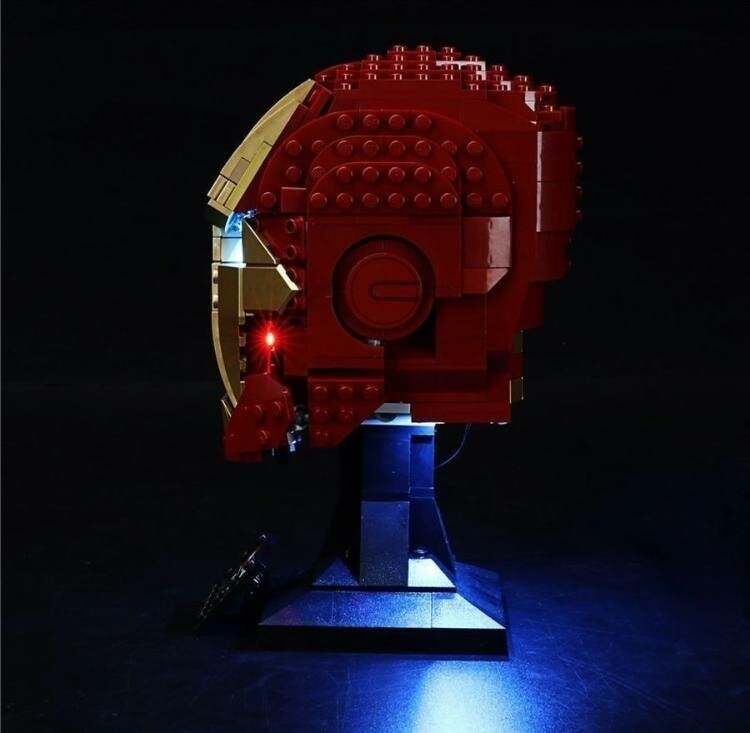 Конструкторы iron/ man Конструктор Мстители Iron Man/ Шлем железного человека, 480 деталей — фото 1