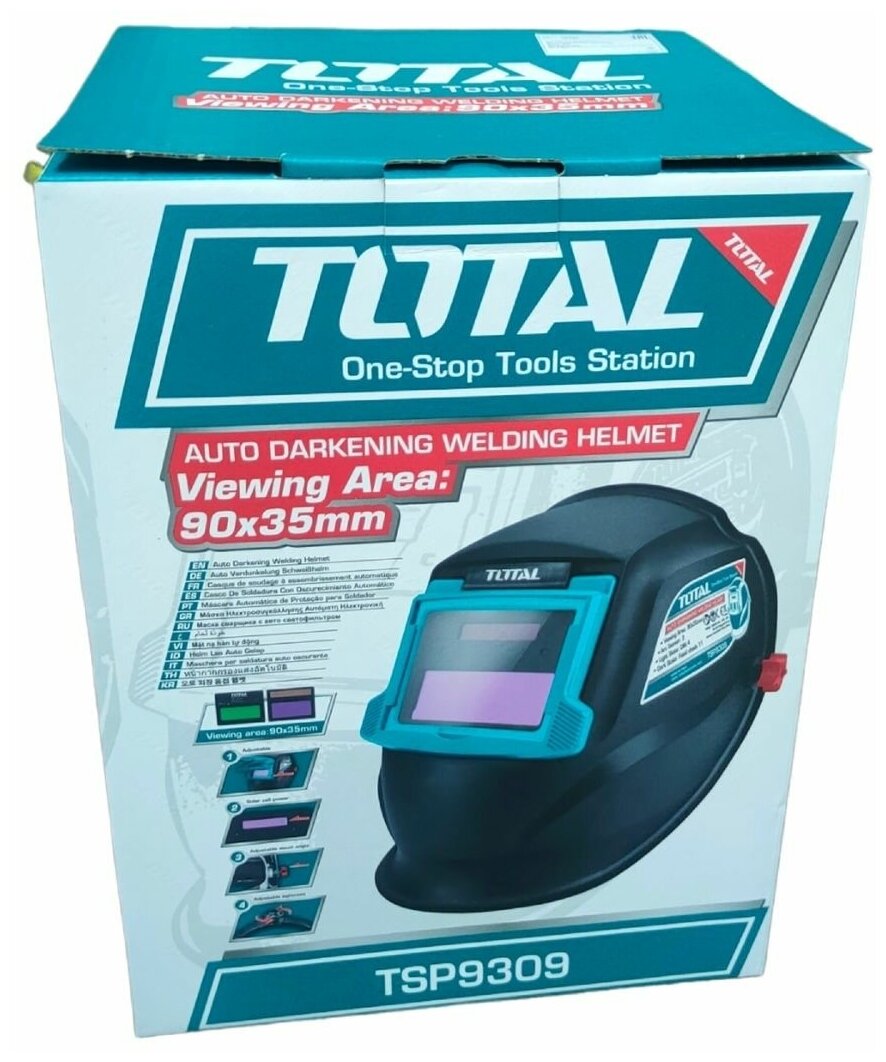 Маска сварочная с автозатемнение TOTAL TSP9309 - фотография № 14