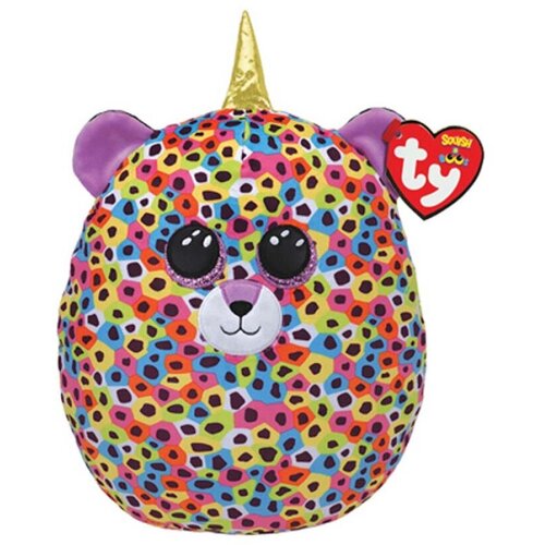 Ty Inc Игрушка-сквиш Леопард Жизель 35см Ty Inc 39188 ty beanie boos rainbow unicorn jaguar giselle blue unicorn husky little sea prince cute collection commemorative birthday gift