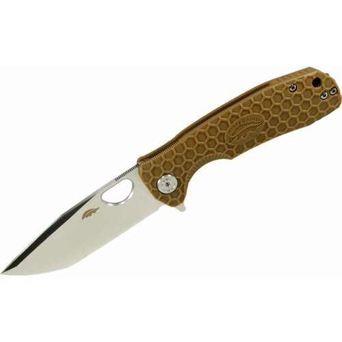 нож honey badger tanto d2 l hb1403 с голубой рукоятью Нож складной Honey Badger Tanto D2 L (HB1401) с песочной рукоятью