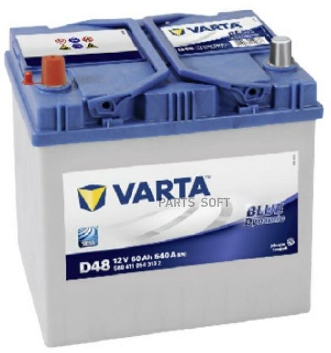 Аккумуляторная батарея Blue Dynamic [12V 60Ah 540A B00] VARTA / арт. 560411054 - (1 шт)