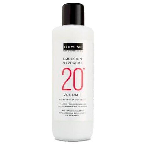 LORVENN Окислительная эмульсия Permanent Hair Color Emulsion Oxycreme 6 %, 1000 мл