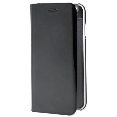 Чехол-книжка с функцией умной обложки GSMIN Mirror Case для Huawei P20 (Черный)