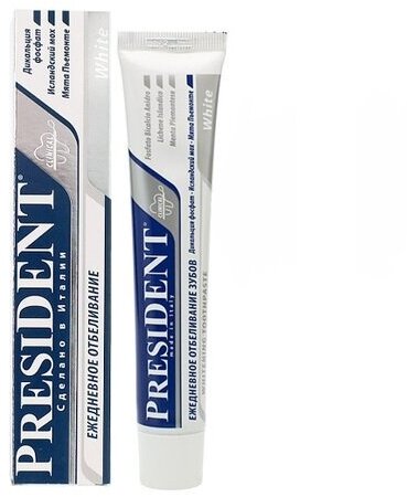Паста President (Президент) зубная Profi Plus White Plus 30 мл Betafarma - фото №19