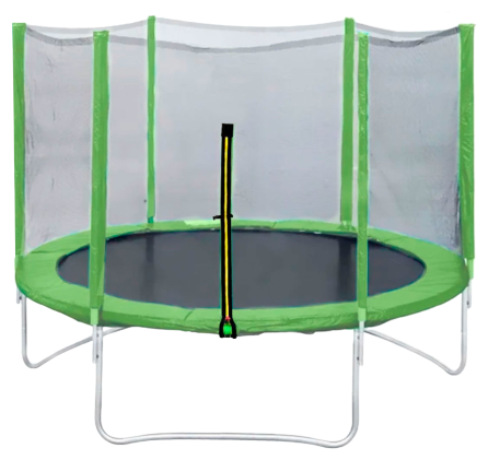 Каркасный батут DFC Trampoline Fitness 5FT-TR-LG/5FT-TR-B с сеткой 152х152х200 см , светло-зеленый - фотография № 1