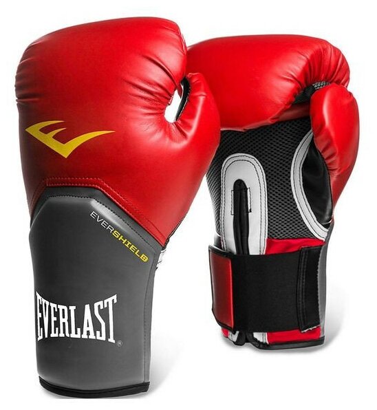 Перчатки тренировочные Everlast Pro Style Elite 16oz красные