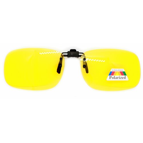 Линзы для очков накладные поляризационные MATSUDA цвет желтый, УФ защита UV400