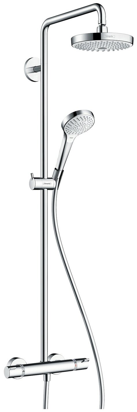 Душевой комплект Hansgrohe Croma Select S 180 2jet 27253400 с термостатом