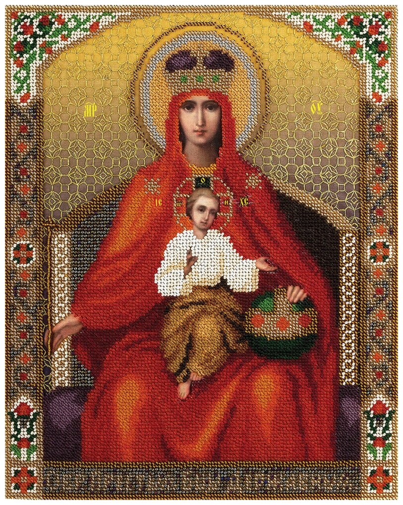 Набор для вышивания CM-1477 ( ЦМ-1477 ) "Икона Божией Матери "Державная"