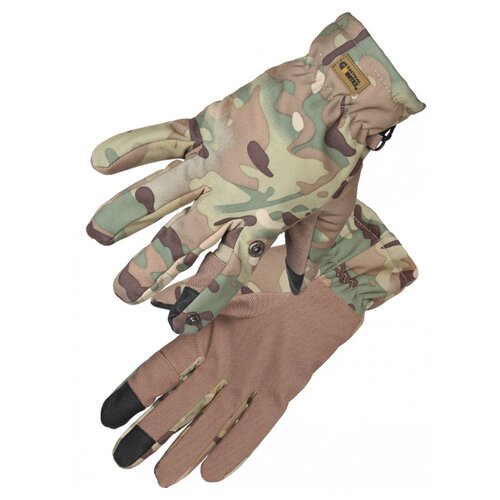 фото Перчатки тактические нейлоновые gongtex 3m-thinsulate tactical gloves для влажной и холодной погоды арт cglv-0002t, цвет multicam (мультикам)-xl