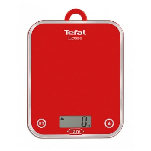 Весы кухонные Tefal BC5003V2, электронные, до 5 кг, красные