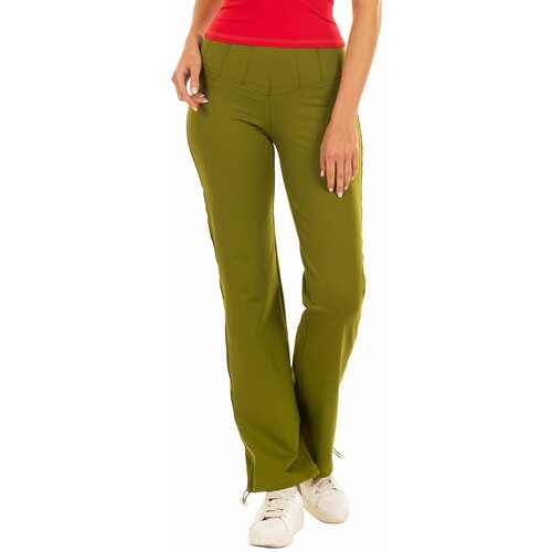 Брюки спортивные Dilemma, размер S, зеленый брюки dilemma размер 48 зеленый
