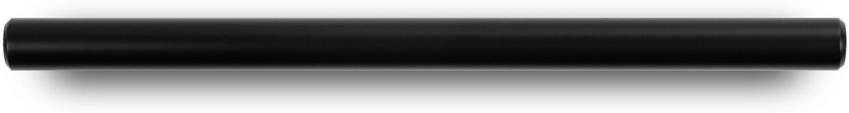 Ручка рейлинг, диаметр 12 мм, 128 мм, матовый черный, комплект 2 шт - фотография № 3