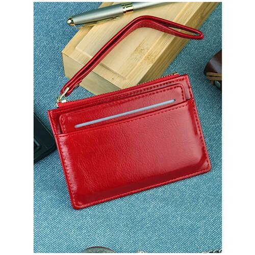 Визитница для женщин, красный