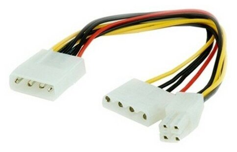 Разветвитель питания Gembird CC-PSU-4, Molex->Molex + ATX 4 пин