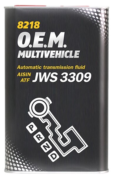 8218 MANNOL MULTIVEHICLE JWS 3309 1 л. (Metal) Жидкость АКПП