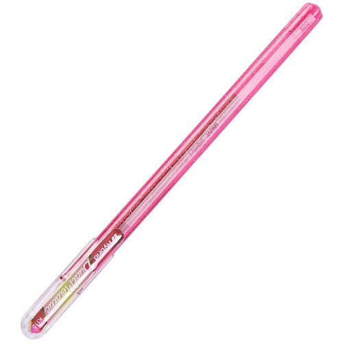 Ручка гелевая Pentel Hybrid Dual Metallic 1мм хамел роз+зелен&зол K110-DMPX
