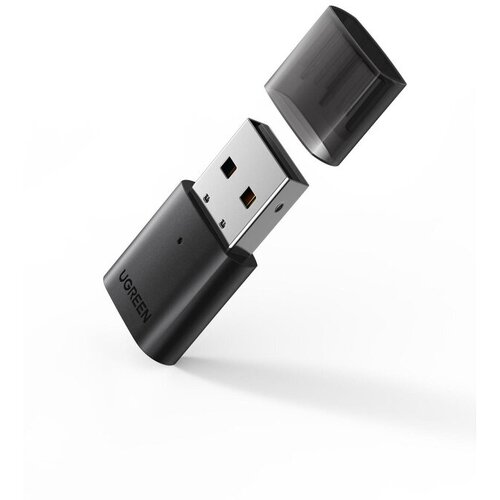 Адаптер Ugreen CM390 (80889) USB беспроводной Bluetooth 5.0 Adapter. черный