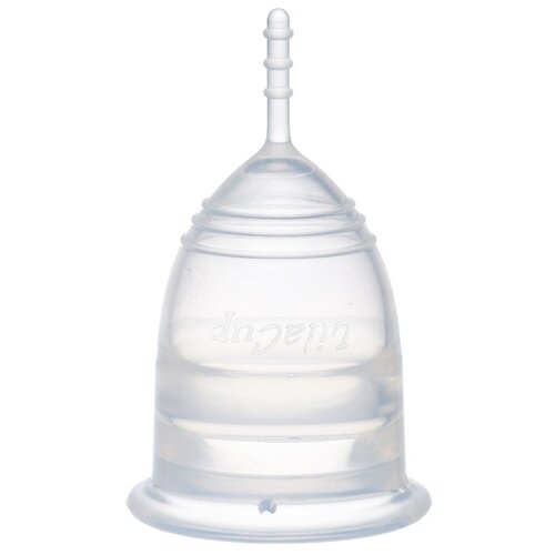 LilaCup чаша менструальная Практик, 1 шт., прозрачный lilacup чаша менструальная практик пурпурная m в атласном мешочке 1 шт