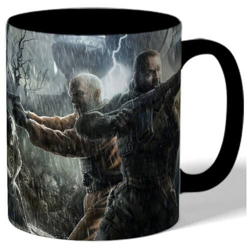 фото Кружка с цветной поверхностью на тему компьютерная игра stalker drabs