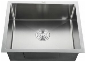 <b>Мойка</b> кухонная с коландером Melana ProfLine H4538 сатин <span>цвет: серый, монтаж: встраиваемая сверху, материал: нержавеющая сталь</span>