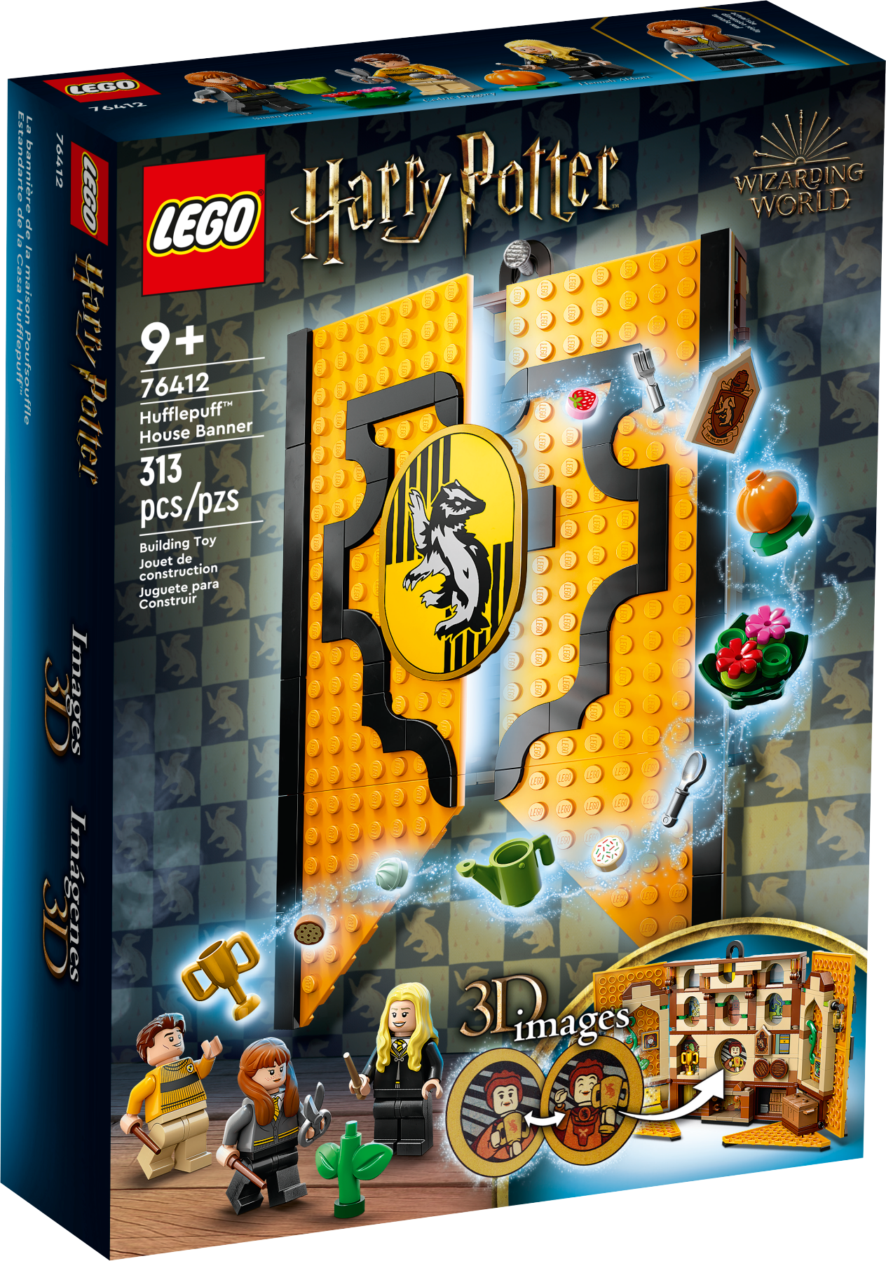 Конструктор LEGO Harry Potter Знамя факультета Пуффендуй Hufflepuff House Banner, 313 дет.