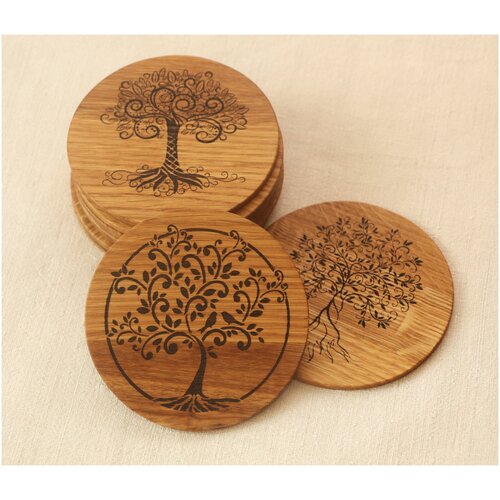 Подставки для бутылок и бокалов 