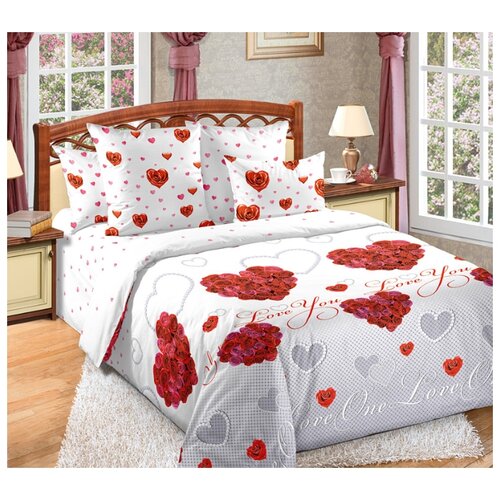 фото Постельное белье «вечная любовь», перкаль (2.0) текс-дизайн