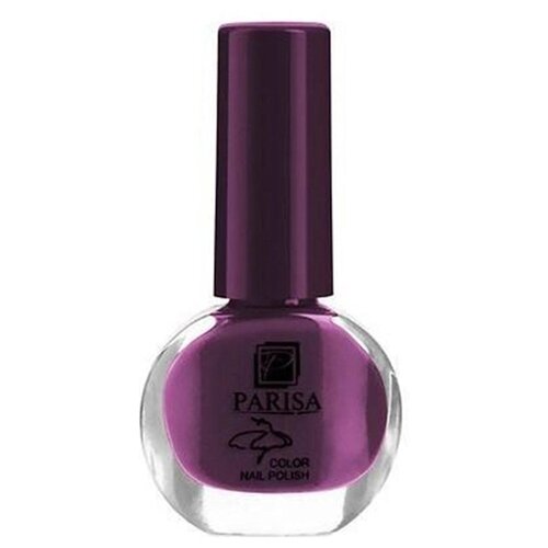 Parisa Лак для ногтей Ballet Mini, 6 мл, №30 фиолетово-баклажановый матовый