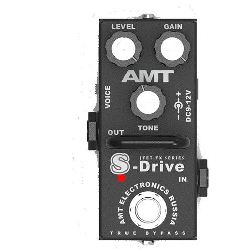 Гитарная педаль перегруза, AMT Electronics S-Drive mini amt electronics ozzulator педаль эффектов amt electronics ch 2