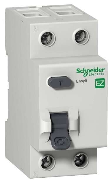 Выключатель дифференциального тока Schneider Electric EASY 9, УЗО 2п 63А 300мА тип AC EASY9 230В, EZ9R64263