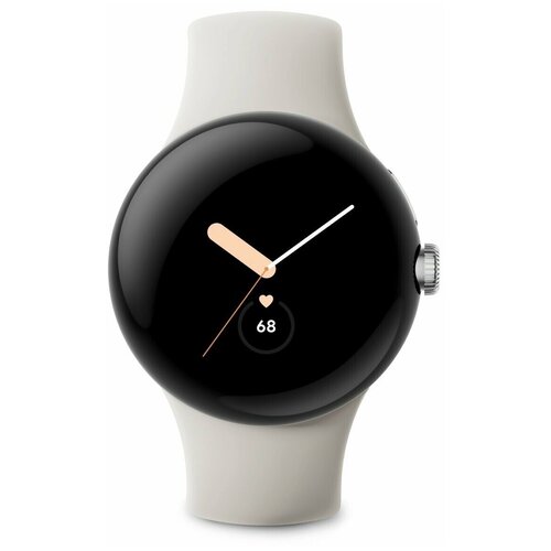 Смарт-часы Google Pixel Watch BTWiFi Polished SilverChalk band 2788800₽