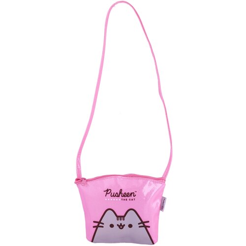 Сумка детская Pusheen PUKS-UA1-450, для свободного времени, с блёстками, для девочек, 19 x 15 x 1 см.