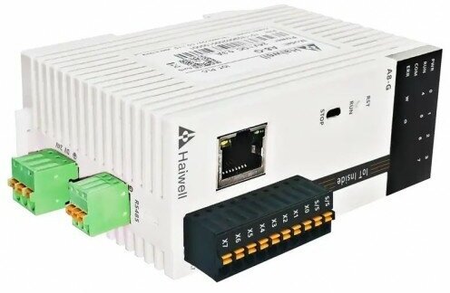 A8 Программируемый логический контроллер + HMI WEB Haiwell 24В 8 DI 1 RS485 1 Ethernet Wi-Fi MQTT