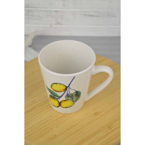 Кружка 350 мл Лимон ТМ BONAFFINI / набор 6шт