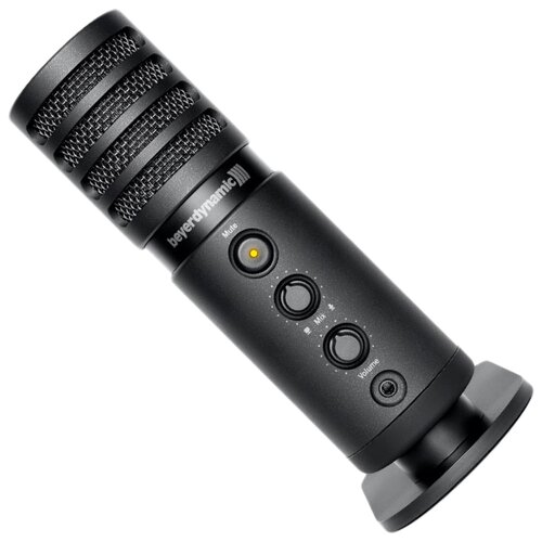 Микрофон проводной Beyerdynamic FOX, разъем: mini jack 3.5 mm, черный