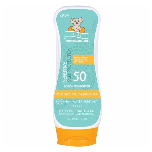 Солнцезащитный лосьон Kids Sensitive Protection Lotion Sunscreen SPF50 Australian Gold