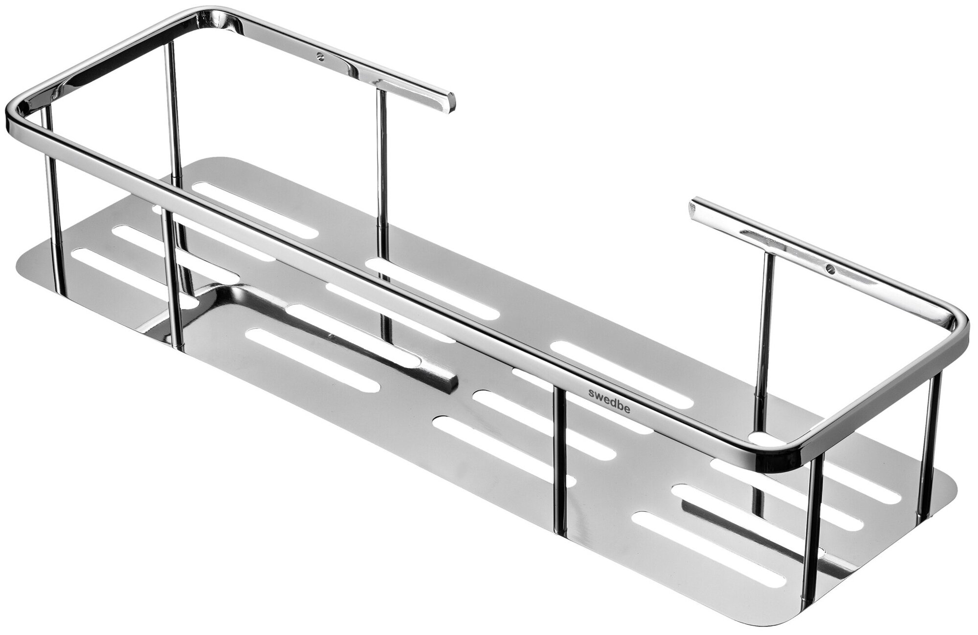 Полка для ванной комнаты (40 см), нержавеющая сталь, покрытие хром Swedbe Attribut 9817