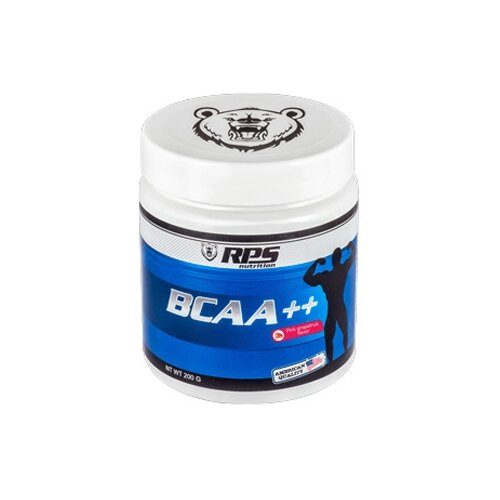 Аминокислотный комплекс RPS Nutrition BCAA++ 8:1:1, розовый грейпфрут, 200 гр. rps bcaa 500 гр грейпфрут розовый