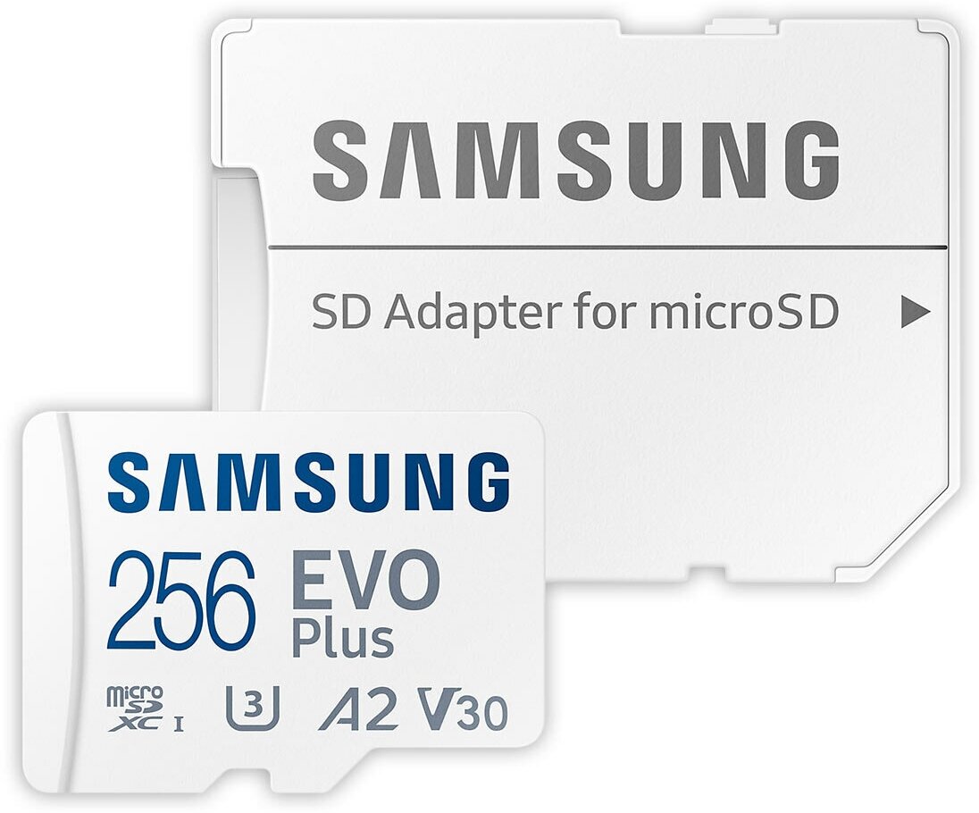 Карта памяти Samsung 256Gb microSDXC Class 10 EVO PLUS MB-MC256KA/EU