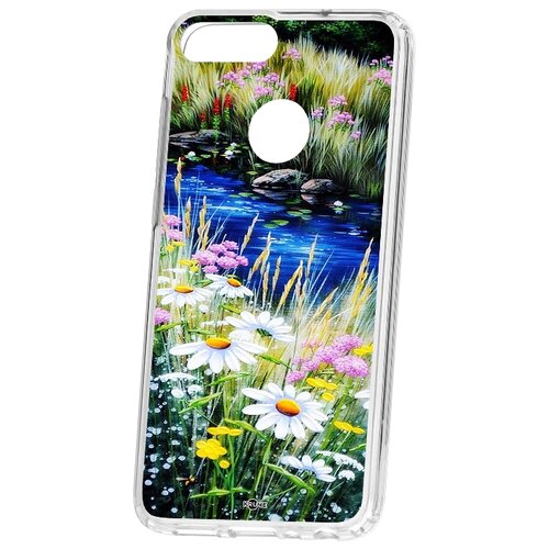 фото Чехол на honor 9 lite kruche print ромашки у ручья