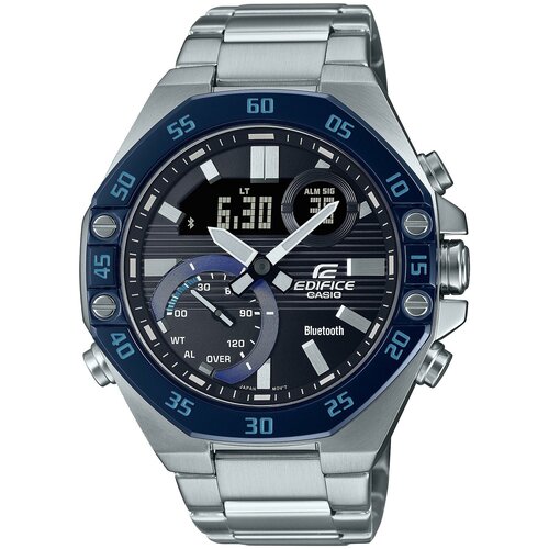 Наручные часы CASIO Edifice ECB-10DB-1B, синий, серебряный