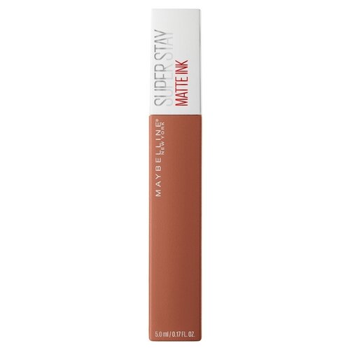 фото Maybelline Super Stay Matte Ink жидкая помада для губ стойкая матовая, оттенок 75, Fighter