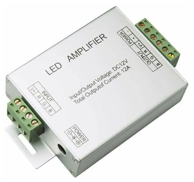 Jazzway Усилитель RGB 3x4A 12V, .1002150 1 шт. - фотография № 2